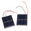 2 stk. 1,5V 400mA 80x60mm mikro-mini solceller til solpaneler 1