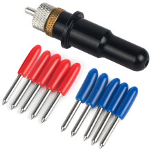1Pc Blade Holder +5 Pcs 45 + 5 Pcs 60 Degree Refine Cutting Blades