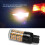 2Pcs Reverse Light Turn Signal Light Error Black shell (yellow light) 2