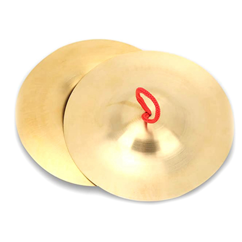 Crash Cymbal, Συσκευασία 2 τεμαχίων, Παιχνίδι κρουστών οργάνου χειρός ορείχαλκου