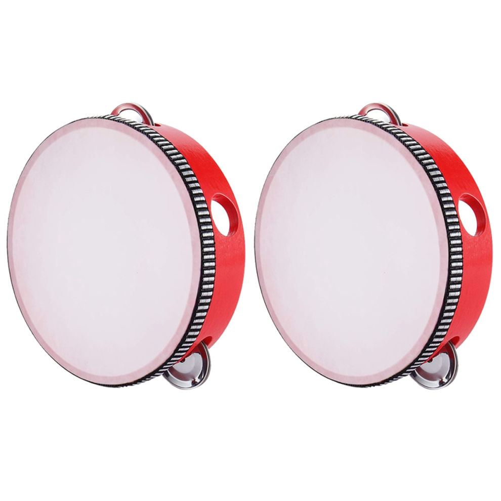 Tamburello Rotondo In Legno Da 6 Pollici Per Bambini E Adulti