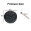 6 note 3 pollici Chakra Tank Drum Percussion Mallets imbottiti blu lago 6