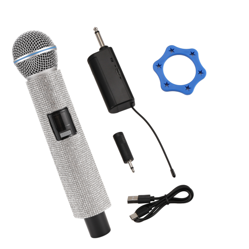 Draadloze handheld dynamische microfoon karaokemicrofoon 1 microfoon 1