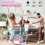 Mini macchina per karaoke con 2 microfoni, microfono Bluetooth, giocattoli musicali, C 5