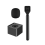 Stick portatile con kit di etichette quadruple per microfono/microfoni, B 4