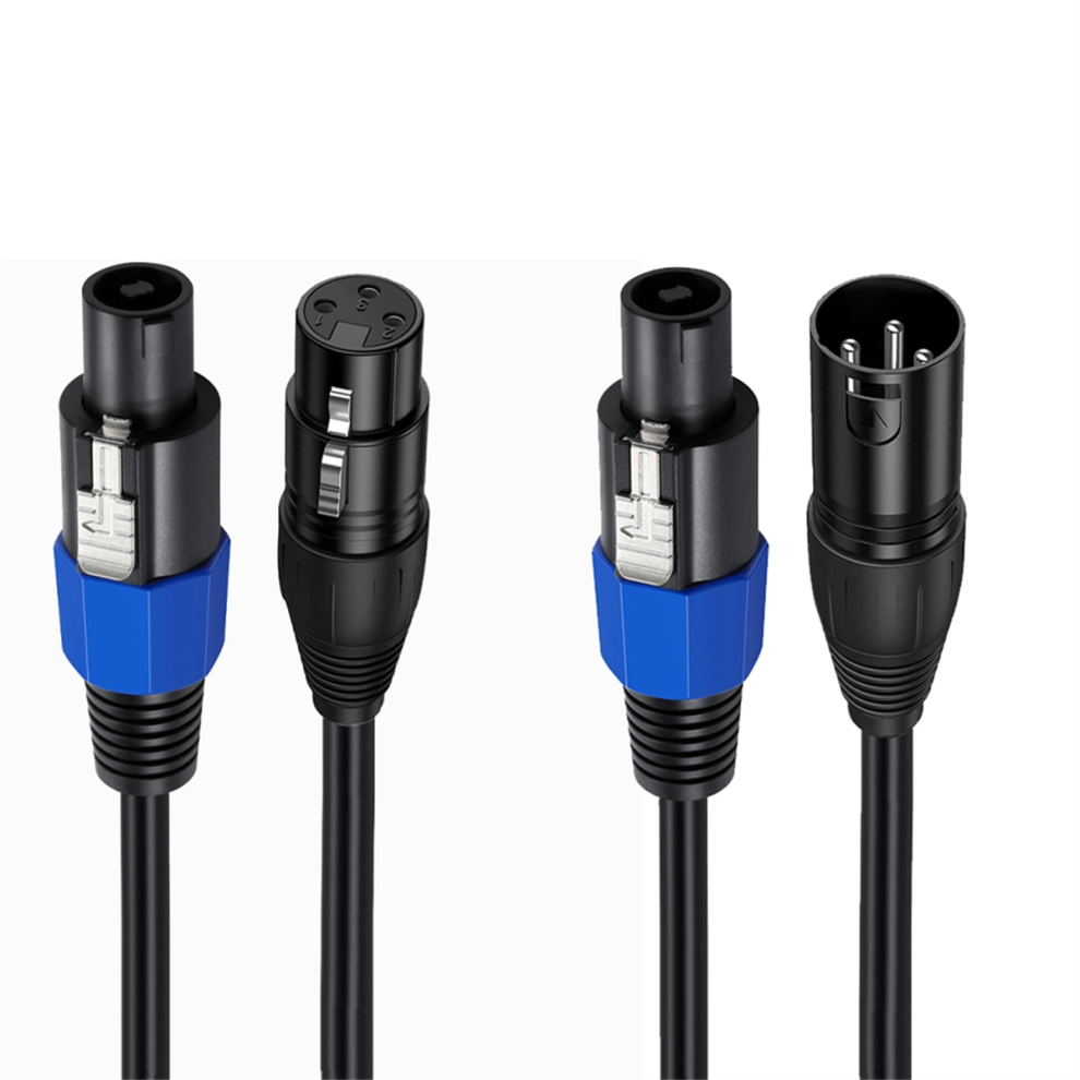 Speakon Male To Xlr Male Speakon Male To Xlr Female Audio Cable 4853358571496