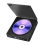 Leitor de DVD portátil compatível com saída AV e leitor de CD com plugue do Reino Unido 3