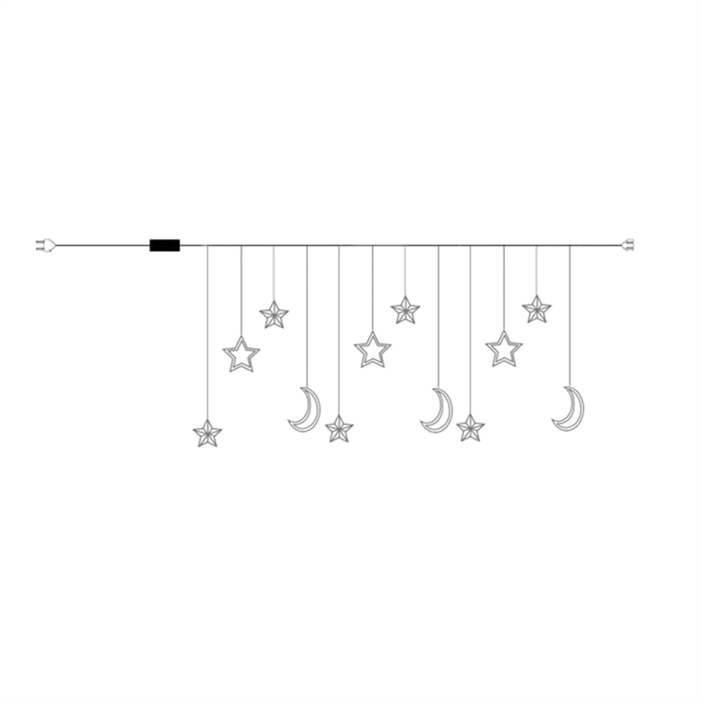 Luci A Stringa Alimentate Tramite Usb E Batteria Per Interni, Finestre, Bambini, Multicolore-image