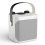 Krachtige karaoke-Bluetooth-luidspreker met dubbele microfoon, wit 3