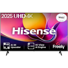 43" Hisense 43E6QTUK 4K Ultra HD Smart TV with Freely (2025 Model)