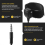 Microfone de fone de ouvido de 3,5 mm com função covert para celular Android 4