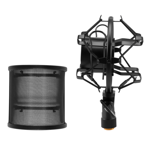 Microfoon schokdemper met microfoonfilter schokdemper houder clip 2