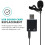 Microfone TRS de 3,5 mm para placa de som externa de áudio USB 2.0 para PC 6