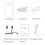 2Pcs Bluetooth Intercom Motorcycle Full Helmet Headset for 2 Rider 7