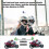 2Pcs Bluetooth Intercom Motorcycle Full Helmet Headset for 2 Rider 6