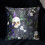 35cm Square Venom & Vines Print Cushion 1