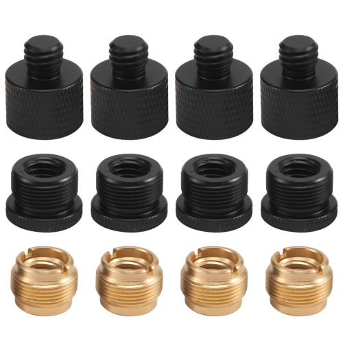 Mikrofónny adaptér 5/8" samec na 3/8" samec a 3/8" samec na 5/8" samec, skrutkový 1