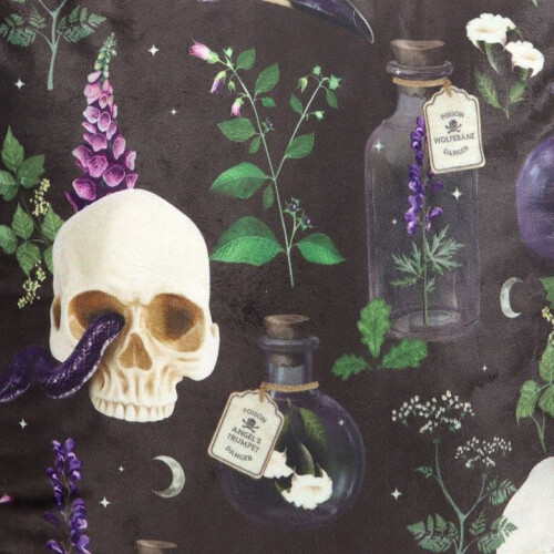 35cm Square Venom & Vines Print Cushion 2