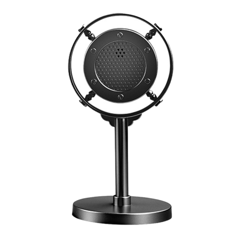 Microfone estilo vintage, simulação, clássico, retrô, dinâmico, preto 2