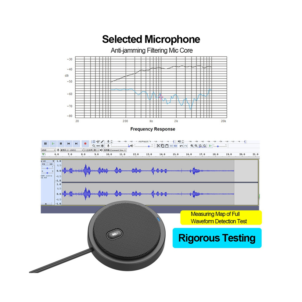 Microfono A Condensatore Omnidirezionale Usb Per Riunioni Aziendali
