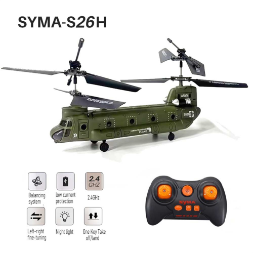 RC Helicopter S026H Double Propeller Fixed-Height Transport 2