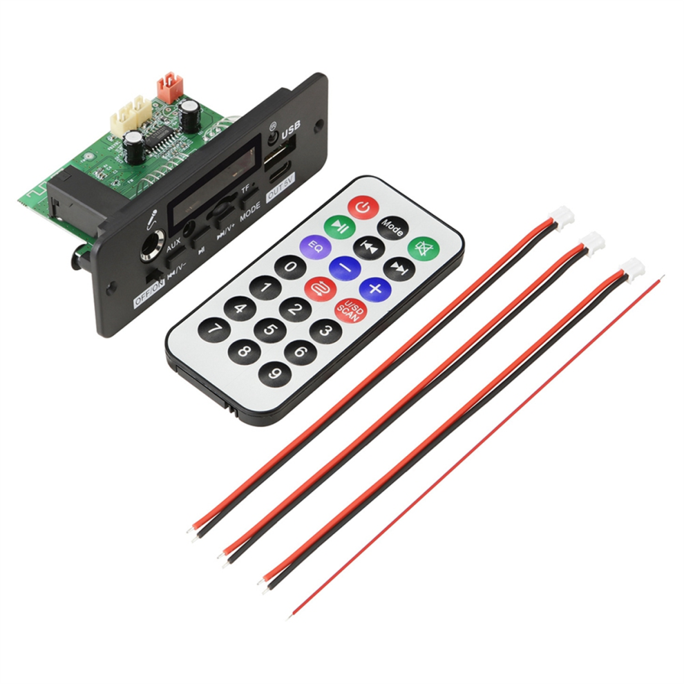 2X25w Audio Amplifier Player 12V Mp3 Decoder Board Calling Recording 4853358587213