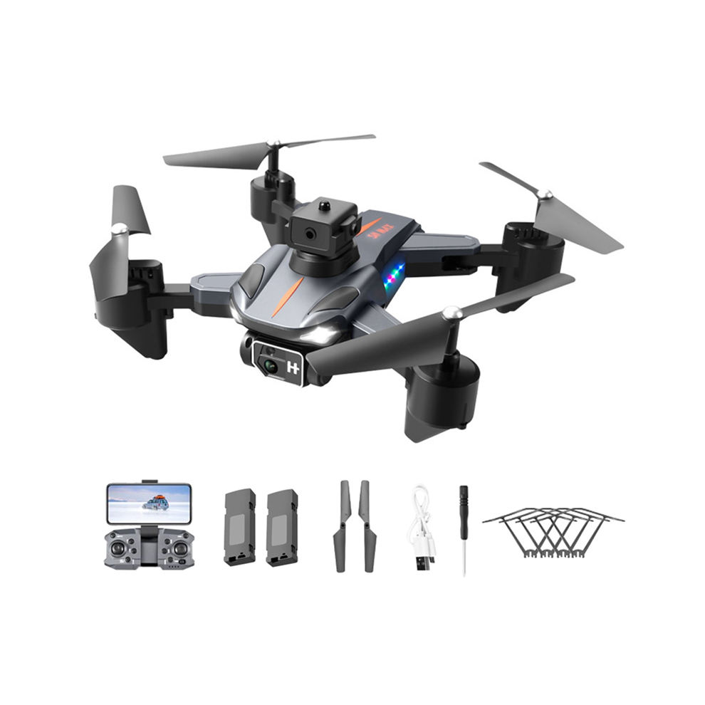 Drone Con Doppia Telecamera Hd 8K, Telecomando, Giocattoli, Funzione Per 2 Batterie