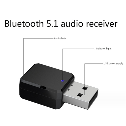 Δέκτης USB AUX αυτοκινήτου Ασύρματο κουμπί πολυμέσων Bluetooth πολλαπλών λειτουργιών 2