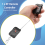 Φορητός ασύρματος δέκτης τηλεχειρισμού AC 90-240V 3 ακίδων για Smoke A 7