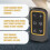 Garage Door Rechargeable Full-Frequency Copy Remote Control Yellow 6