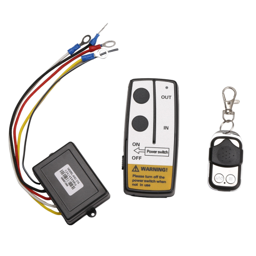 12V 12Volt 50ft Winch Wireless Remote Control Set 2