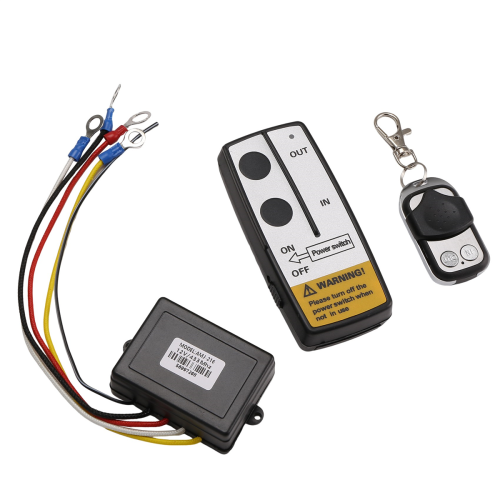 12V 12Volt 50ft Winch Wireless Remote Control Set 1