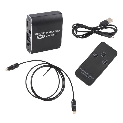 Splitter ottico SPDIF e audio switch out per HDTV DVD 1