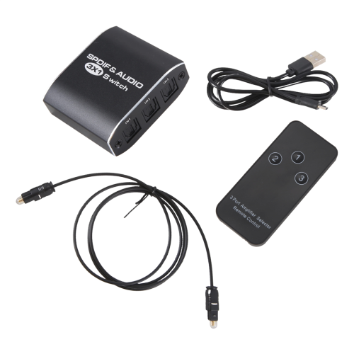 Splitter ottico SPDIF e audio switch out per HDTV DVD