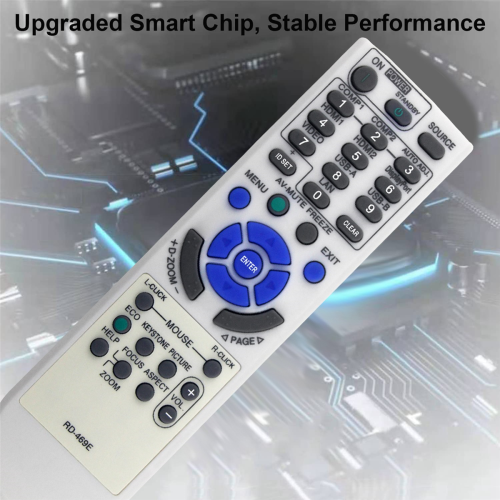 RD-469E Replace Remote for Projector VE303X VE303 V302X V332W 1