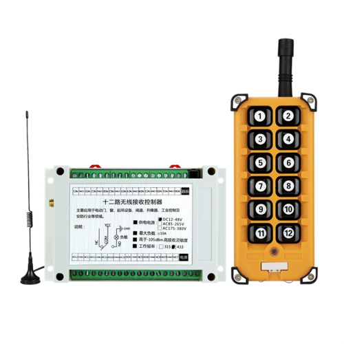 DC12V-48V Ασύρματο Τηλεχειριστήριο για Σύστημα Γερανού Οροφής Μεταφορικού