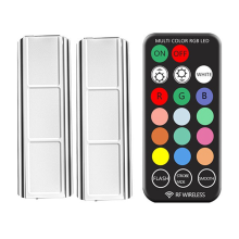 Auto-interieurverlichting RGB LED-licht met draadloze afstandsbediening