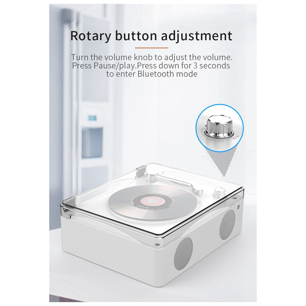 Cd Player Rechargeable Built-In Speaker Hifi Music Player,A 4853358513922