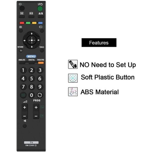 RM-ED009 Remote Control for LCD Digital TV -40T2800 2