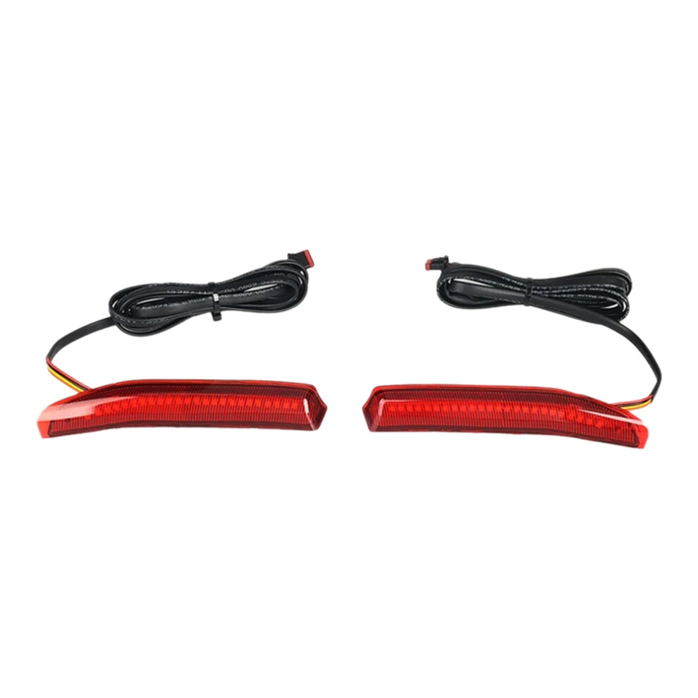 Luce Led Laterale Per Bauletto Da Moto, Colore Rosso