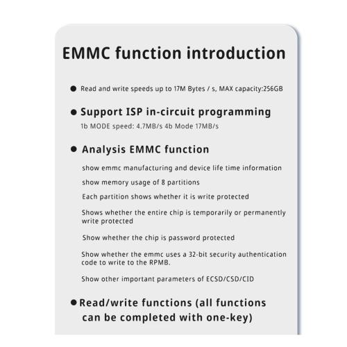 T48 TL86 Programmeur 16PIN Multifunctionele ISP-interface 2