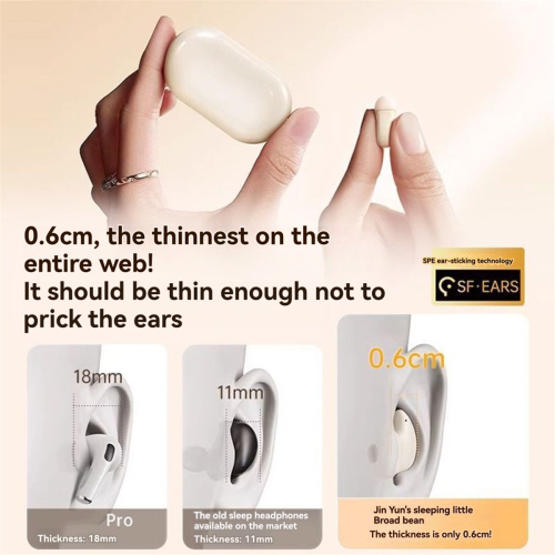 Earbuds for Side Sleepers Sleeping Hidden Headphones 1