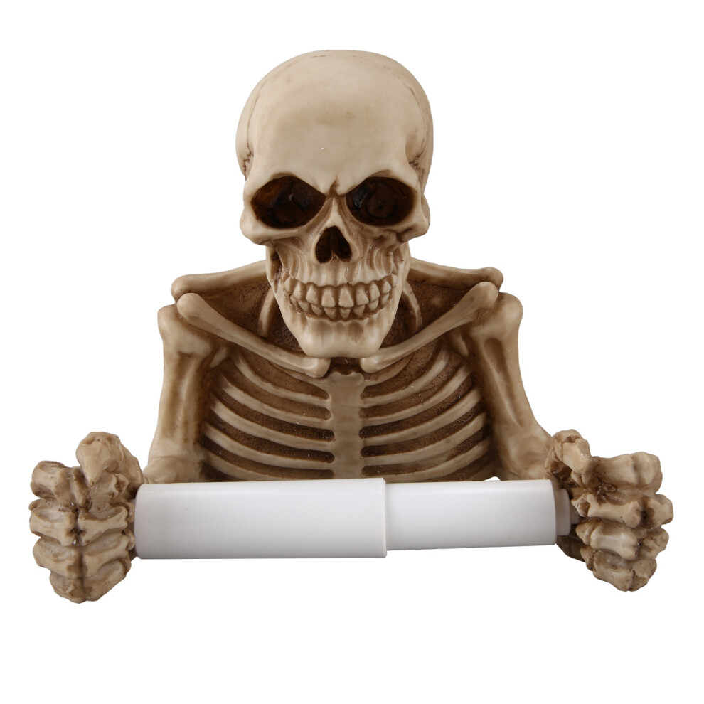 Porta Carta Igienica A Forma Di Teschio, Scatola Portaoggetti Da Parete Per Il Bagno