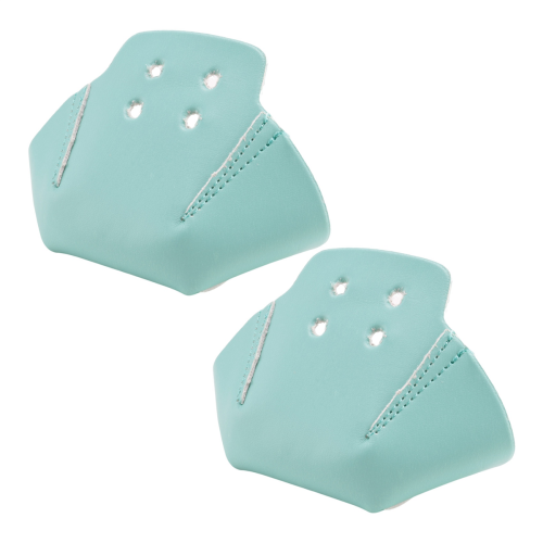 1 Pair Roller Skates Toe Cap Protectors PU Roller Skate Cap Green 2