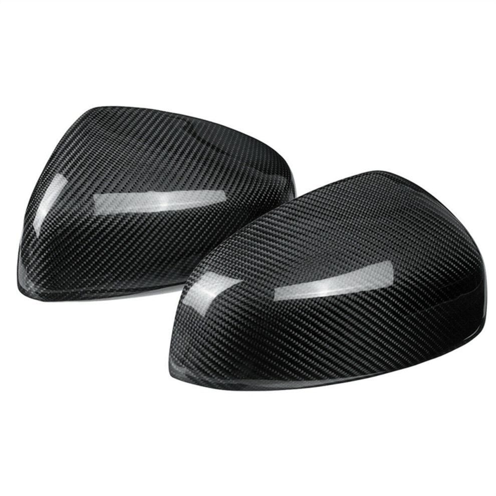 1 Pair Rearview Mirror Cover Carbon Fiber Side Mirror Caps For 4853464701930