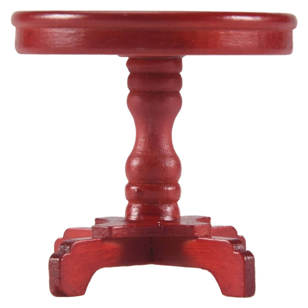 Tavolo Rotondo In Miniatura Per Mobili In Legno Per Casa Delle Bambole 1/12