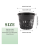 10pcs 3 inch Mesh Pot Net Planting Basket Hydroponic Black 5