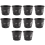 10pcs 3 inch Mesh Pot Net Planting Basket Hydroponic Black 1