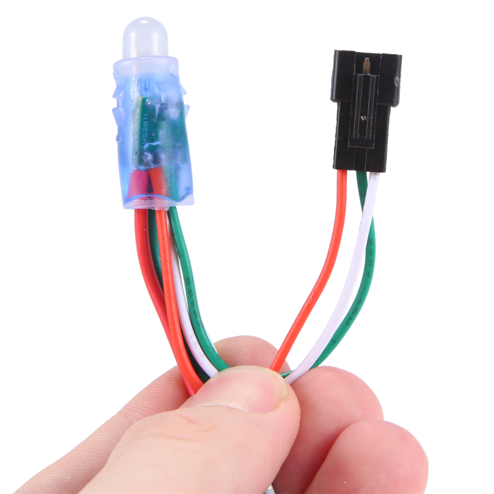 100 Pezzi/Lotto 12 Mm WS2811 2811 Ic Rgb Led Pixel Modulo String Light