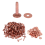 100 Sets Copper Rivets and Washers Leather Rivet for Wallets Collars 3